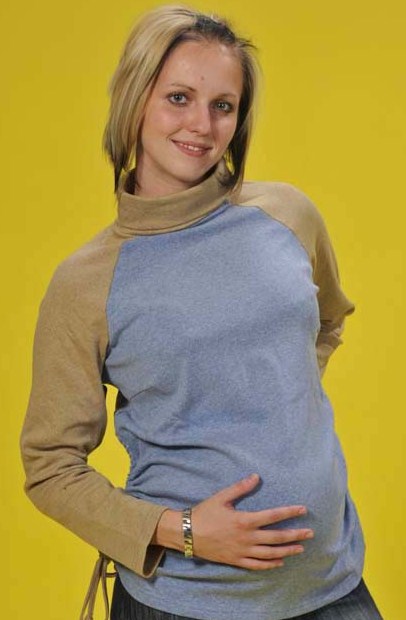 Těhotenská mikina, rolák